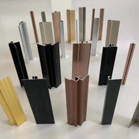 Profilés en aluminium de haute qualité en gros accessoires de revêtement mural matériel pour revêtement mural