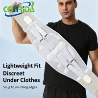 CONRIDA Soutien lombaire incurvé réglable, léger, respirant, durable, portable, protection professionnelle en polyester et nylon
