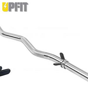 <span class=keywords><strong>Barra</strong></span> <span class=keywords><strong>EZ</strong></span> Curl para Gimnasio UPFIT, <span class=keywords><strong>Barra</strong></span> Estándar de 1 Pulgada, 1.2 m de Longitud, 10 kg, <span class=keywords><strong>Barra</strong></span> para Levantamiento de Pesas y Curl de Bíceps, Collares de Resorte, Unisex - Product Image 2