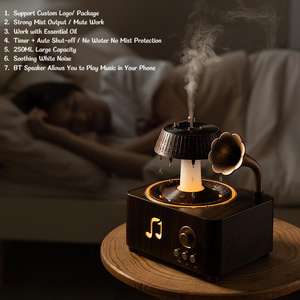 Difusor de Aroma de Lujo para el Hogar, Humidificador de Aire con Control Remoto, Música, Difusor de Aroma, Generador de Niebla Fría para Habitaciones, Difusor Aromático de Madera - Product Image 3