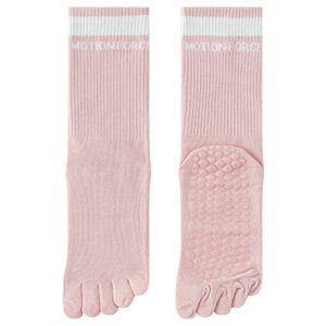 <b>Hot</b>-selling spring/summer five-finger <b>socks</b> for yoga and Pilates women, bright-colored mid-calf sports <b>socks</b>, indoor sports - Product Image 5