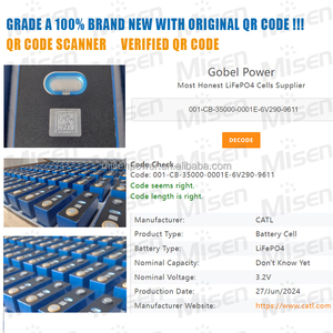 แบตเตอรี่ 3.2V 25Ah ความจุสูง ลิเธียมไอรอนฟอสเฟต สำหรับรถกอล์ฟพลังงานแสงอาทิตย์ เรือ DIY แพ็ค - Product Image 3