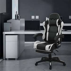 <span class=keywords><strong>Silla</strong></span> <span class=keywords><strong>Gamer</strong></span> NBHY de Alta Calidad, Giratoria, Estilo Racing, para Computadora, con Reposabrazos <span class=keywords><strong>y</strong></span> Reposapiés - Product Image 5