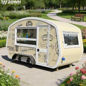 Mobile Kitchen Food Van Catering <b>BBQ</b> Trailer Fully Equipped Food Truck For Catering Business Sale Food Cart - Product Image 1