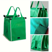 Sac fourre-tout personnalisé en toile non tissée avec bandoulière, design pliable, réutilisable, grande capacité pour les courses et les sacs à main