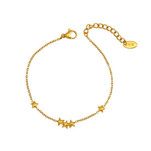 Bracciali Personalizzati Antiossidanti Impermeabili di Lusso in Acciaio Inossidabile all'Ingrosso per Donne Bracciale Placcato Oro 14k 18k per Donne - Product Image 5
