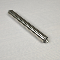 Rouleau de Convoyeur 300mm Personnalisé en Acier Inoxydable, Rouleau de Gravité avec Double Pignon