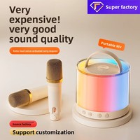 Enceinte Karaoké Portable K36 Mini Tout-en-un avec Son Haute Qualité et Double Micro pour Duos - Vente en Gros