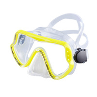 Masque de plongée Lunettes de natation Équipements d'entraînement Masques de sport sous-marin Masque de natation professionnel en verre trempé Grand cadre