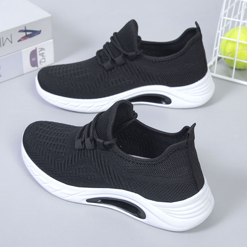 black trendy trainers