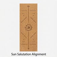 Sac de transport pour tapis de yoga en liège et caoutchouc écologique de luxe, durable, antidérapant, respectueux de la peau, épaisseur 0,45 cm, 183x68 cm, unisexe