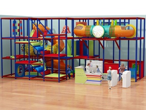 2024 GlideGalore Circus <span class=keywords><strong>Labyrinth</strong></span> Zoo aire de jeux intérieure sur le thème avec de petits labyrinthes commercialement personnalisés pour les enfants - Product Image 2