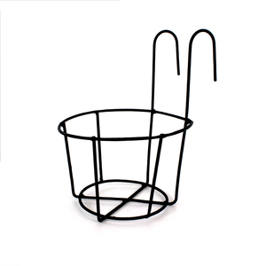 Di alta qualità porta piante da parete <span class=keywords><strong>in</strong></span> <span class=keywords><strong>ferro</strong></span> traliccio per balcone appeso a vista ripiano <span class=keywords><strong>in</strong></span> <span class=keywords><strong>ferro</strong></span> appendiabiti da giardino - Product Image 6