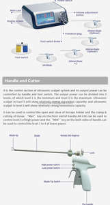 Générateur ultrasonique médical vétérinaire, nouveau scalpel osseux, système d'échographie vétérinaire portable pour animaux de compagnie pour la chirurgie <span class=keywords><strong>osseuse</strong></span> - Product Image 4