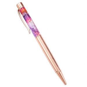 Fashion Japanese Korean DIY Plant Specimen Flower <b>Pen</b> Oil-in-water Wafer Ballpoint <b>Pen</b> Creative Dry Flower Ballpoint <b>Pen</b> - Product Image 5