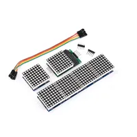Modul matriks titik MAX7219 mengontrol layar 4-in-1 dari modul MCU