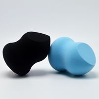 Éponge de maquillage hydrophile en forme de gourde, élastique, lavable, douce pour la peau, sans latex, pour une application parfaite de la poudre – Vente en gros usine