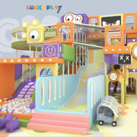 Luckyplay - Tobogán Infantil para Interiores, Área de Juegos Suave para Uso Comercial, Piscina de Pelotas de Alta Capacidad, Equipo para Parques de Aventuras