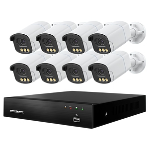 Kit Profesional de Sistema de Videovigilancia con IA de 8 Canales, Visión Nocturna UHD a Color Real para Seguridad Pública Comercial - Product Image 1