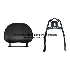 Porte-bagages arrière et dossier pour Zongshen Dundi Mini, accessoire de personnalisation de moto, en acier au carbone - Product Image 1