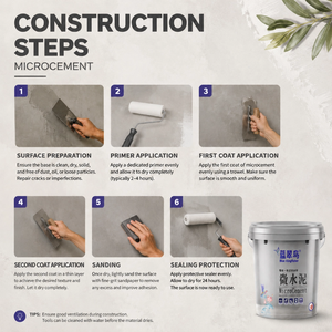 Fournisseur direct d'usine pour la peinture de sol en microciment et le revêtement mural en microciment pour les salles de serveurs de centres de données - Product Image 6
