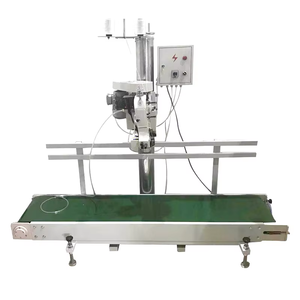Machine à coudre industrielle haute vitesse pour sacs de 25 kg et 50 kg de farine de riz et machine de pliage et de scellage de sacs tissés en PP avec convoyeur - Product Image 1