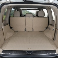 Tapis de coffre intégral en cuir 3D imperméable pour Toyota Land Cruiser LC300 2022-2026 – Kit d'accessoires auto