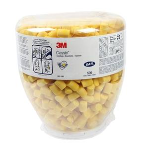 مقابس أذن 3 أمتار ، عبوة كلاسيكية بلمسة واحدة ، زجاجة أزواج من سدادات الأذن التي تستخدم لمرة واحدة ، غير مترابطة 29 ديسيبل NRR ، رغوة - Product Image 3