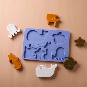 Giocattolo educativo Premium nuovo Design IQ formazione compatto in Silicone alfabeto e puzzle di parole divertente tema aeroplani - Product Image 3