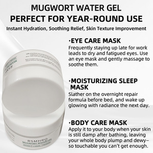 Masque Hydrogel Transfrontalier Indonésien à l'Armoise, Peptides et Collagène, Anti-Acné, Apaisant, Réparateur et Hydratant - Product Image 2