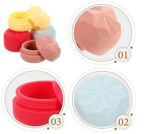 Envase de Silicona Portátil de 20 ml, Libre de BPA, Ecológico, a Prueba de Fugas, para Manteca Corporal, Envase Cosmético Reutilizable para Cremas - Product Image 1