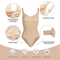 Combinaison sculptante tout-en-un pour femmes, en nylon antibactérien, amincissante, pour le ventre, style Kardashian
