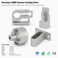 Set Dudukan Trunnion Aluminium Cor Kustom OEM, Bantalan Lubang Bulat Gudgeon, dan Spigot Boss Grosir Pabrik