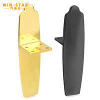 Pieds de canapé en métal doré WINSTAR, pieds de meubles pour canapé, lit, table, armoire, accessoire de quincaillerie