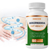 Capsules Probiotiques Akkermansia OEM/ODM : Soutien du Microbiome pour la Santé Digestive des Adultes, la Fonction Immunitaire et la Santé de la Paroi Intestinale