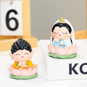 Figura de Resina de Hada Pequeña y Linda, Manualidad de Dibujos Animados, Decoración de Escritorio, Regalo - Product Image 4