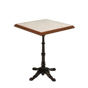 Ensemble de mobilier de <span class=keywords><strong>restaurant</strong></span> et de bar : canapé, banquette, table et chaises, en bois massif, style commercial classique <span class=keywords><strong>chinois</strong></span>, avec plateau en marbre et structure métallique, pour <span class=keywords><strong>salon</strong></span> de bar, confortable - Product Image 6