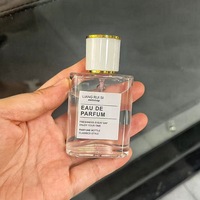 F087N-30ML bouteille de parfum en verre haut de gamme 50ML bouchon à vis avec pulvérisateur à pompe bouteille de parfum vide portable avec capacité de 30ML