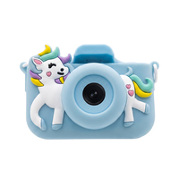 Mini cámara infantil doble lente, grabación 4K HD, zoom 4X, pantalla IPS 2.0", cámara selfie para niños con minijuegos
