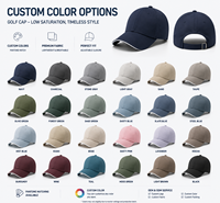 Gorra de Golf Personalizada de Alto Rendimiento, Color Verde Salvia, Ligera, Transpirable, con Protección UV, Gorra Deportiva Ajustable para Exteriores, Proveedor OEM ODM