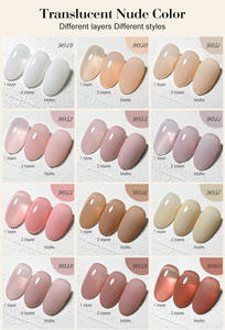 CANNI HEMA libero 9ml di smalto rosso traslucido per unghie ad alta pigmentazione colore trasparente smalto nudo naturale per unghie francese - Product Image 3