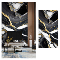 Panneau mural en PVC UV effet marbre 1220*2900*3mm pour impression par transfert, panneau de douche, panneau SPC – Vente en gros fabricant