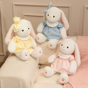 Lindo Conejito de Peluche, Muñeco de Conejo con Orejas Caídas, Juguete de Peluche, Conejo de Orejas Largas, Muñeco Relajante, Almohada para Dormir - Product Image 1