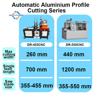 Máquina de Corte de Aluminio CNC de Alta Precisión <span class=keywords><strong>DR</strong></span>-455CNC, Cortadora CNC Automática para el Procesamiento de Perfiles/Tubos/Varillas de Aluminio - Product Image 6
