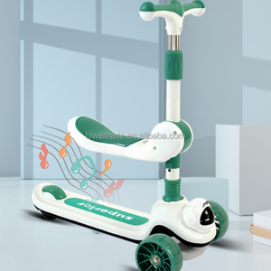 Pieghevole 3 ruote bambino monopattino con sedile per Kids3 ruota/ragazzi ragazze/Kick Push - Product Image 5