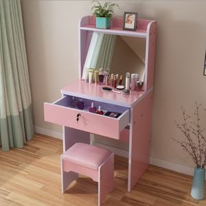 Mesa de tocador de lujo con taburete, estilo moderno, para dormitorio, venta al por mayor de fábrica china - Product Image 3