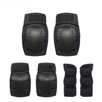Vente en gros d'usine, certifiés CE, protections épaisses résistantes à l'abrasion pour trottinettes électriques et patins, ensembles de protections rigides pour genoux et coudes