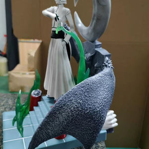 Kurosaki ichigo-Juguetes de resina de PVC de alta calidad, figuras de acción y juguete de 34cm con diez bordes masculinos, Dios en blanco, anime, lejía, ulquiora, <span class=keywords><strong>cifer</strong></span> - Product Image 4