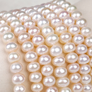 ไข่มุกน้ำจืดแท้แบบแบน วัสดุทำเครื่องประดับ ไข่มุกเปลือย ไข่มุก DIY สำหรับงานประดิษฐ์เครื่องประดับ ไข่มุกหลวม พร้อมส่ง - Product Image 2