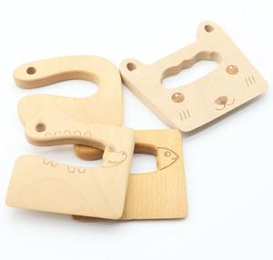 Keukengereedschap Handgemaakt Snijden Fruit En Groente Peuter Veilig Mes Houten Kids Mes Voor Het Koken Van Kinderen Houten Hakmessen - Product Image 6